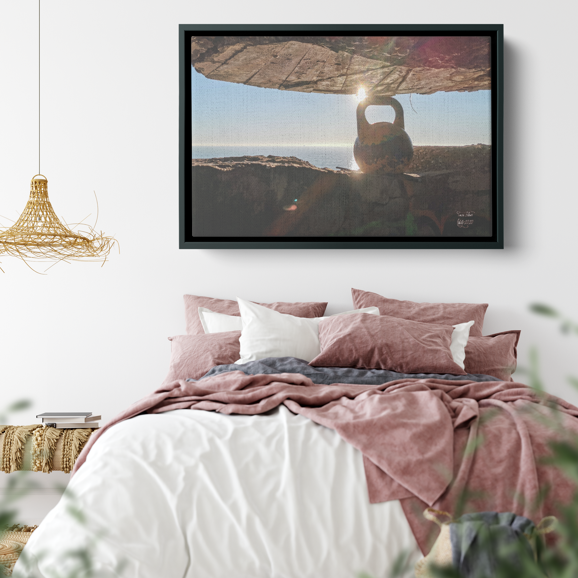 Framed Canvas With Kettlebell Photo - Image 6